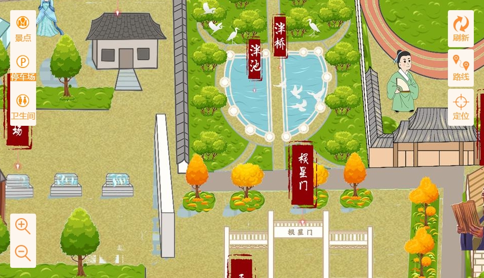 那曲手绘地图景区语音讲解导览系统：智慧景区建设的基石